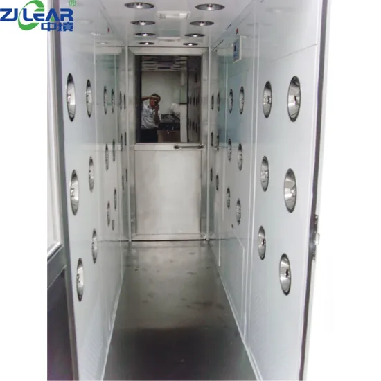 Clean Roon Equipment Automatic Rolling Door Air Shower Tunnel